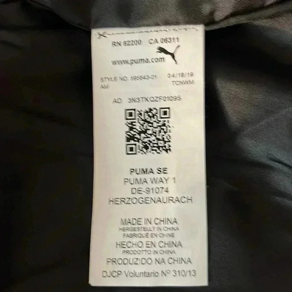 PUMA DOWNTOWN SHERPA JACKET MEN'S SIZE SMALL - Picture 8 of 9